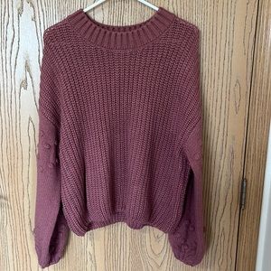 Mauve Knit Sweater